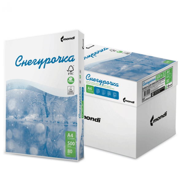 Бумага офисная А4 «Снегурочка»